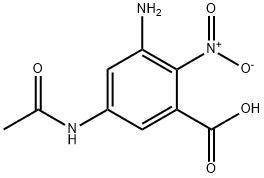 5-(ACETYLAMINO)-3-AMINO-2-NITRO-BENZOIC ACID Structural