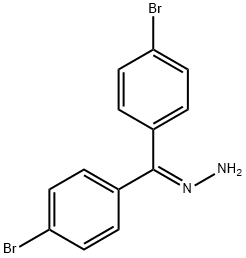 4,4'-Dibromobenzophenone hydrazone Structural