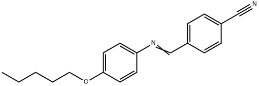 N-(P-CYANOBENZYLIDENE)-P-(PENTYLOXY)ANILINE Structural