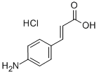 4-AMINOCINNAMIC ACID HYDROCHLORIDE Structural