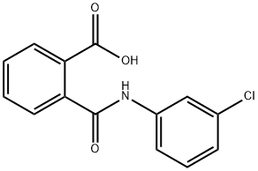 2-{[(3-CHLOROPHENYL)AMINO]CARBONYL}-BENZOIC ACID Structural