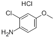 P-ANISIDINE, 2-CHLORO-, HYDROCHLORIDE Structural