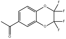 6-ACETYL-2,2,3,3-TETRAFLUOROBENZO-1,4-DIOXANE Structural