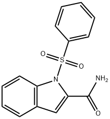 1-(PHENYLSULFONYL)-1H-INDOLE-2-CARBOXAMIDE Structural