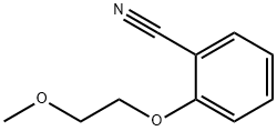 Benzonitrile, 2-(2-methoxyethoxy)- (9CI) Structural