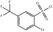 2-CHLORO-5-(TRIFLUOROMETHYL)BENZENESULFONYL CHLORIDE Structural