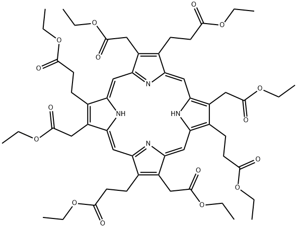 UROPORPHYRIN I ETHYL ESTER Structural