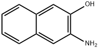 3-AMINO-2-NAPHTHOL Structural