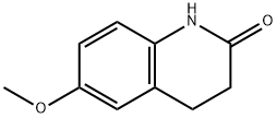 6-Methoxy-3,4-dihydro-1H-quinolin-2-one Structural