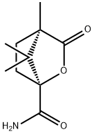 (1S)-(-)-CAMPHANIC ACID AMIDE Structural