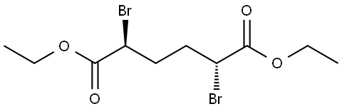 Diethyl meso-2,5-dibromoadipate Structural