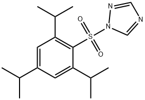 1-[[2,4,6-Tris(isopropyl)phenyl]sulphonyl]-1H-1,2,4-triazole Structural