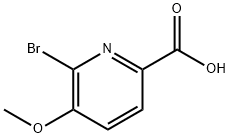6-Bromo-5-methoxypicolinic acid Structural Picture