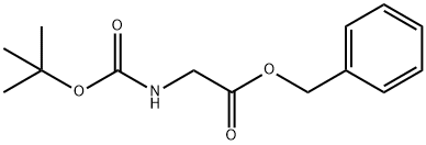 TERT-BUTOXYCARBONYLAMINO-ACETIC ACID BENZYL ESTER Structural