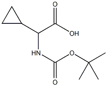 BUTOXYCARBONYLAMINO-CYCLOPROPYL-ACETIC ACID Structural