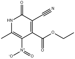 ethyl 3-cyano-2-hydroxy-6-methyl-5-nitroisonicotinate Structural