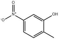 2-Methyl-5-nitrophenol Structural Picture