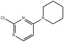 2-CHLORO-4-PIPERIDIN-1-YL-PYRIMIDINE Structural