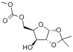 5-O-CARBOMETHOXY-1,2-O-ISOPROPYLIDENE-D-XYLOFURANOSE Structural