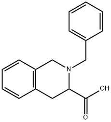 2-BENZYL-1,2,3,4-TETRAHYDRO-ISOQUINOLINE-3-CARBOXYLIC ACID Structural