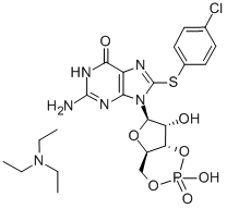 8-PCPT-CGMP, TEA