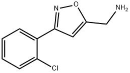 C-[3-(2-CHLORO-PHENYL)-ISOXAZOL-5-YL]-METHYLAMINE Structural