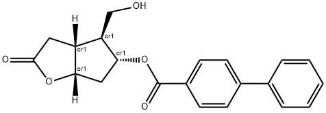 (+/-)-COREY LACTONE, 5-(4-PHENYLBENZOATE) Structural