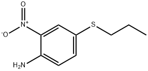 2-Nitro-4-(propylthio)aniline Structural Picture