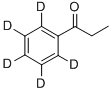 PROPIOPHENONE-2',3',4',5',6'-D5 Structural