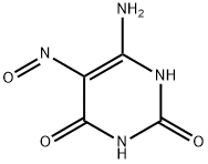 4-AMINO-2,6-DIHYDROXY-5-NITROSOPYRIMIDINE Structural