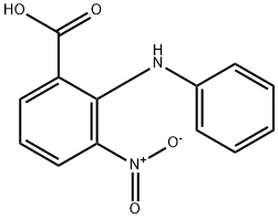 2-PHENYLAMINO-3-NITROBENZOIC ACID Structural