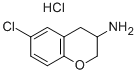 6-CHLORO-CHROMAN-3-YLAMINE HYDROCHLORIDE Structural