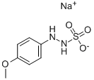 2-(4-METHOXYPHENYL)HYDRAZINESULFONIC ACID SODIUM SALT MONOHYDRATE Structural