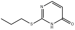 2-(Propylthio)-4(1H)-pyrimidinone Structural