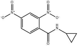 Benzamide, N-cyclopropyl-2,4-dinitro- (9CI) Structural