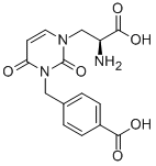 (AS)-ALPHA-AMINO-3-[(4-CARBOXYPHENYL)METHYL]-3,4-DIHYDRO-2,4-DIOXO-1(2H)-PYRIMIDINEPROPANOIC ACID Structural