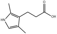 2,4-DIMETHYL-3-PYRROLEPROPIONIC ACID Structural