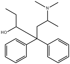 Alphamethadol Structural