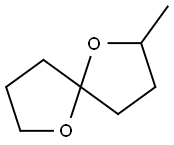 2-Methyl-1,6-dioxaspiro[4.4]nonane Structural