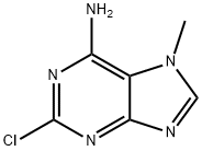 6-AMINO-2-CHLORO-7-METHYLPURINE Structural