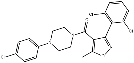 Methanone, [4-(4-chlorophenyl)-1-piperazinyl][3-(2,6-dichlorophenyl)-5-methyl-4-isoxazolyl]-