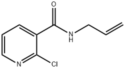 N-allyl-2-chloronicotinamide Structural
