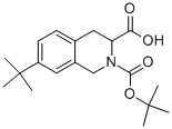 2-BOC-7-(TERT-BUTYL)-1,2,3,4-TETRAHYDROISOQUINOLINE-3-CARBOXYLIC ACID Structural