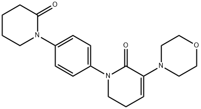 3-Morpholino-1-(4-(2-oxopiperidin-1-yl)phenyl)-5,6-dihydropyridin-2(1H)-one Structural Picture
