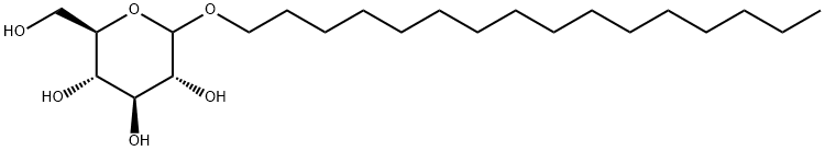 hexadecyl D-glucoside Structural