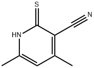 3-CYANO-4,6-DIMETHYL-2-MERCAPTOPYRIDINE Structural