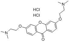 3,6-bis[2-(dimethylamino)ethoxy]-9H-xanthen-9-one dihydrochloride