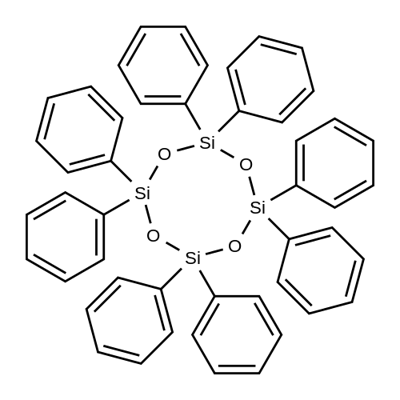 Octaphenylcyclotetrasiloxane Structural