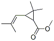 methyl(±)cis，trans-2，2-dimethyl-3-(2-methyl-1-propenyl cyclopropane carboxylate) Structural