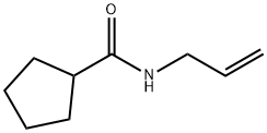 Cyclopentanecarboxamide, N-2-propenyl- (9CI) Structural